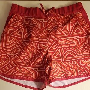Columbia Kids Red Patterned Shorts